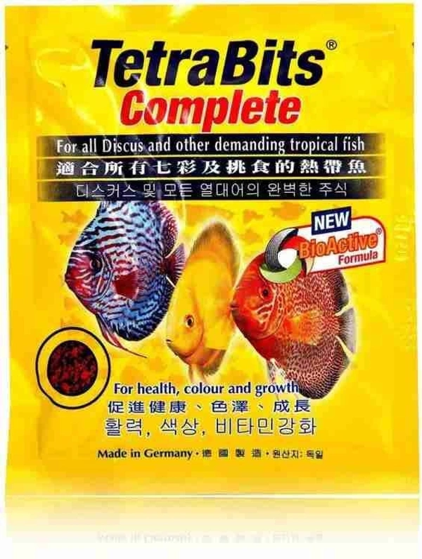 TETRA BITS COMPLETE FISH FOOD FOR HEALTH AND GROWTH  - 15 GM