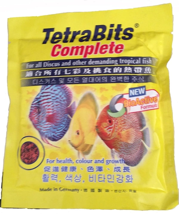 TETRA BITS COMPLETE FISH FOOD FOR HEALTH AND GROWTH  - 15 GM