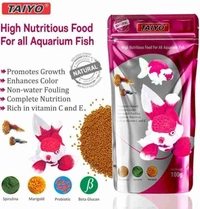 TAIYO PINK| FISH FOOD FOR ALL AQUARIUM FISHES  - 200 Gm