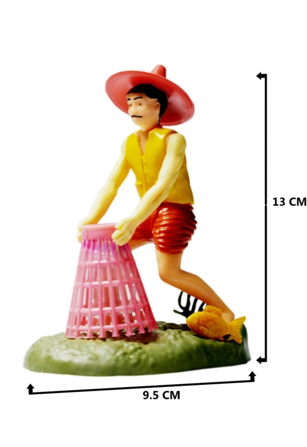 Air Operated Aquarium Decorative Showpiece (Poloman) 