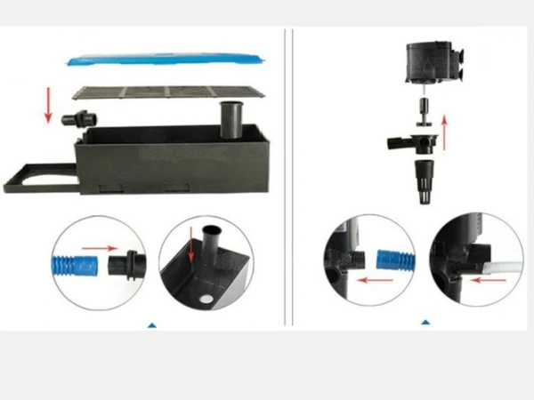 SOBO Top Filter WP-2880F For Aquarium|30Watt, 1800L/H|Free Sponge  - WP-2880F/30W