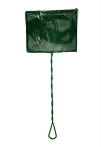 Fish Catching Net For Aquarium Purposes  - Green, 10 Inch