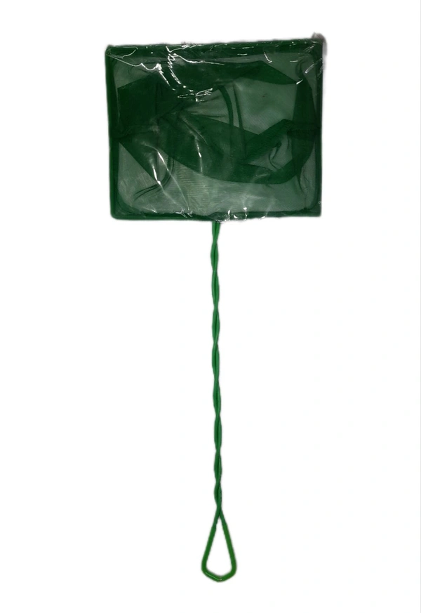 Fish Catching Net For Aquarium Purposes  - Green, 10 Inch