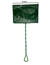 Fish Catching Net For Aquarium Purposes  - Green, 10 Inch
