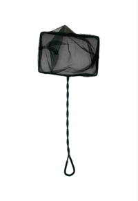Fish Catching Net For Aquarium Purposes  - Green, 8 Inch