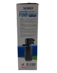 Aquarium Internal Filter / Power Filter|SOBO WP-1000F_POWER : 15W_F.MAX :650L/HR  - WP-1000F