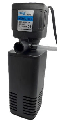 Aquarium Internal Filter / Power Filter | BLUEPET 6005F | Power: 15 W_F.Max: 880L/H  - 6005F