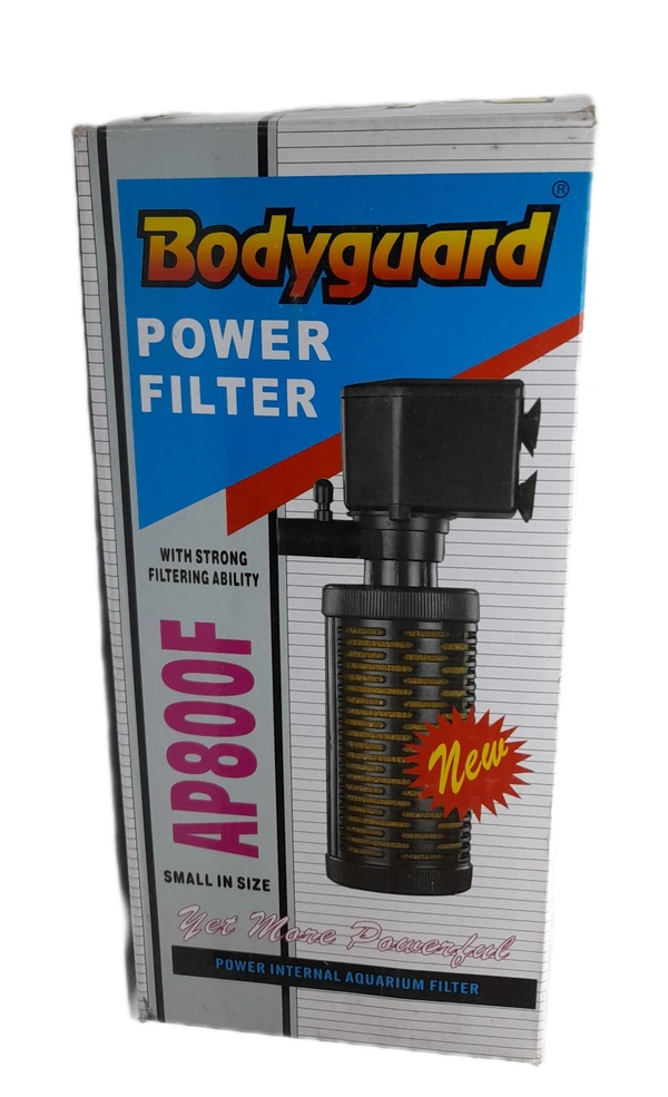Powerful Aquarium Internal Filter/ Power Filter | Body Guard AP 800F |Power: 13/14 W_F. Max: 500 L/H  - AP800F
