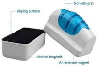 Aquarium Magnetic Glass Cleaner|Suitable For 4mm To 5mm Glass Thickness  - S