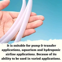 Silicon Transparent Pipe For Aquarium And Other Uses|Outer Diameter-5mm, Inner Diameter-4mm  - 10 Feet