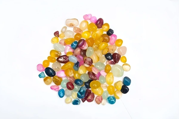 Glass  Stone for Aquariums, Fireplace, Firepit Glass for Indoor and Outdoor, Vase Filler, Hydroponics Plants, Home Decor and DIY Craft  - 10 Kg