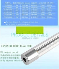 T8 Aquarium Light Discolour|Waterproof|Changeable Colour  - 57 Cm/ D-800