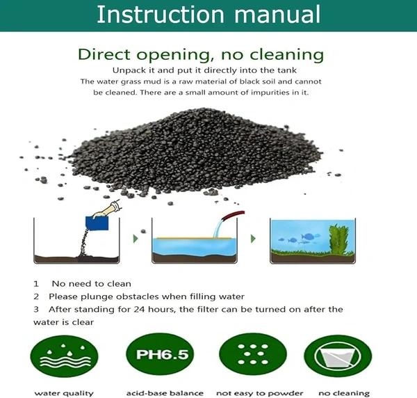 AQUA Amazon Soil For Planted Aquarium Substrate - 3 L