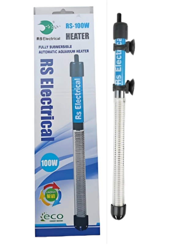 Aquarium Heater|Fully Submersible|Auto Cutt Off Facility|Adjustable Temperature With Indicator Light - 100 Watt