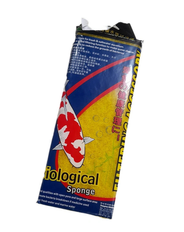 RS Electrical Biological Sponge For Aquarium Filter  - Yellow
