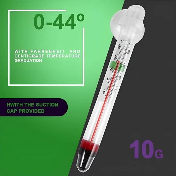 Aquarium Thermometer |Submersible|Range 0°-44° C(111°F)