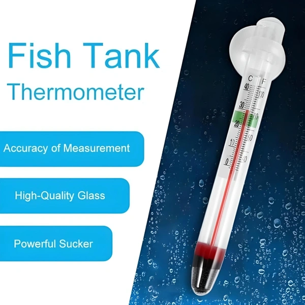 Aquarium Thermometer |Submersible|Range 0°-44° C(111°F)