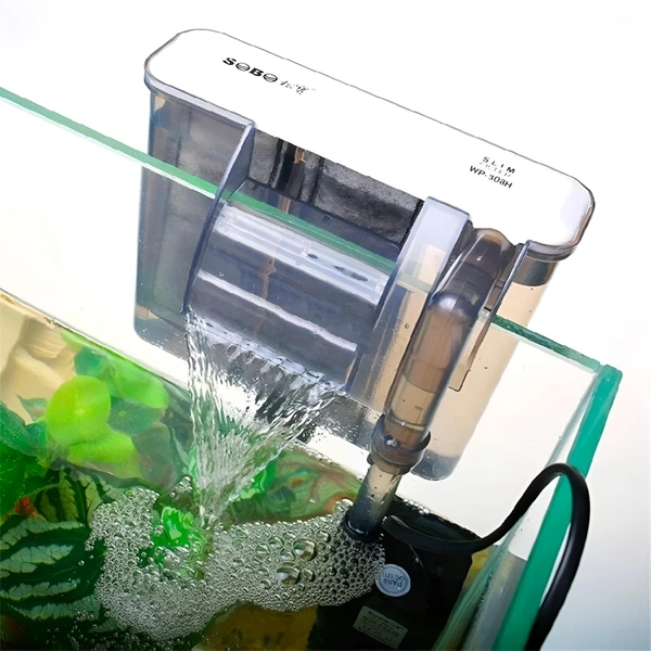Hang-On Back(HOB) Filters For Aquariums|Aquarium External Filter Systems|Slim Filter - 308H-F.Max:580Litre/H