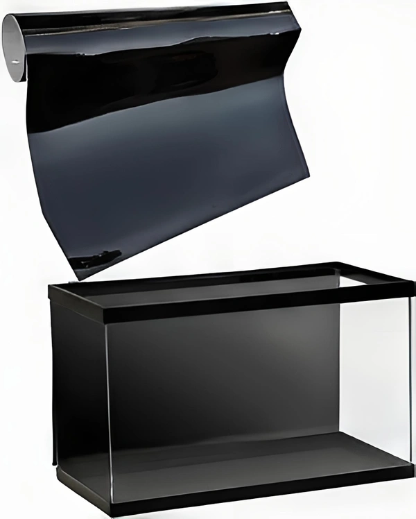 Black Vinyl Paper For Wrapping Aquarium Background|Height: 2 Feet - (10×2) Feet