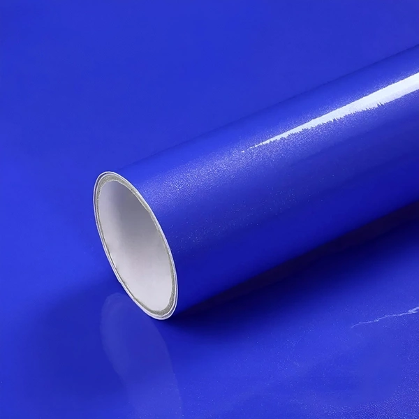 Blue Vinyl Paper For Wrapping Aquarium Background|Height: 2 Feet - (10×2) Feet