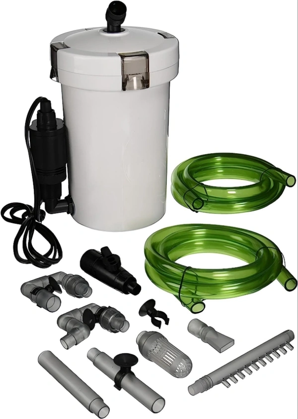 Sunsun Multi Stage External Outside Canister Filter for Aquarium Fish Tank | Suitable for 1.5 Feet Tank to 2.5 Feet Tank (HW-603B) - HW-603B