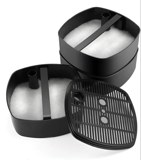 Sunsun Multi Stage External Outside Canister Filter for Aquarium Fish Tank | Suitable for 2.5 Feet Tank to 4 Feet Tank (HW-302) - HW-302