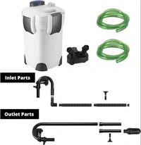 Sunsun Multi Stage External Outside Canister Filter for Aquarium Fish Tank | Suitable for 2.5 Feet Tank to 4 Feet Tank (HW-302) - HW-302