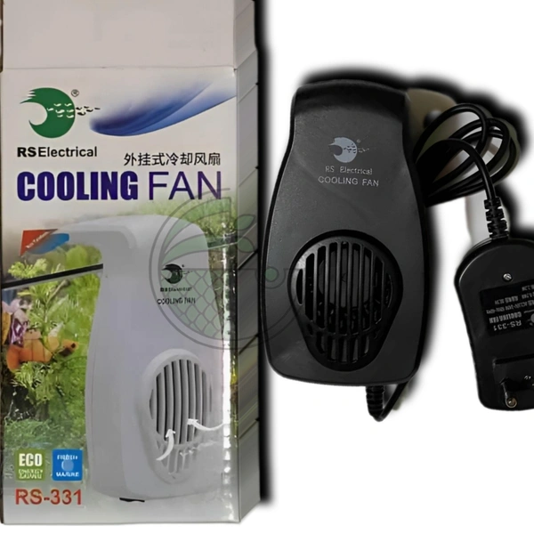 RS Electrical Aquarium Cooling Fan RS-331 – Silent, Energy Efficient, Adjustable Speed (1ft - 2ft Tank) - RS 331