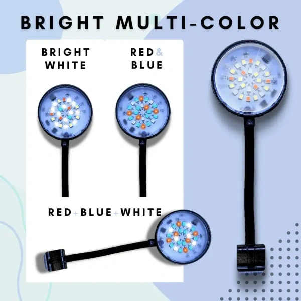 Multicolor RGB Clip Light| Round Shape - 6.4 Inch