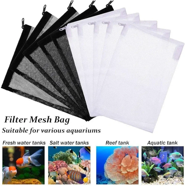 Filter Mesh Bag| 5 Bags| Filter Media Bag - 7 inch