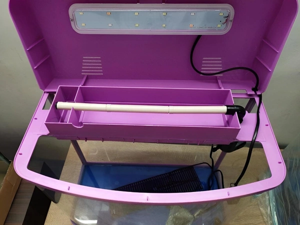 RS-380A Premium Glass Aquarium with Integrated Top Filter and LED Lighting - RS-380A 30L