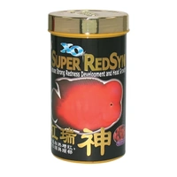 Original Ocean Free Xo Super Red Syn|280ml/100gm| Strong Redness Development and Head Growth Food For Flowerhorn Cichlid Fish - 100 Gm
