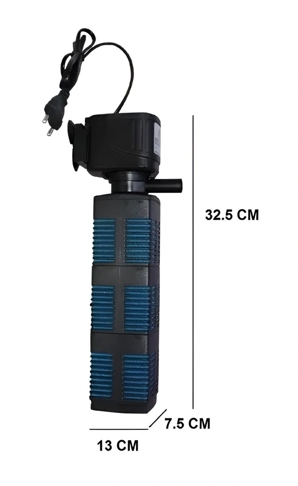 Venus Aqua VS-3800F With 3-Stage Filter Chamber | High Performance Aquarium Internal Filter – 40W, 2800 L/H - VS-3800F/3-Stage