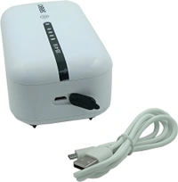 SOBO SB-418 AC/DC Aquarium Air Pump with Rechargeable Battery – 3L/Min Output, Ultra-Quiet, Portable with Air Stone, Tube & Check Valve - SB-418/1 Nozzle
