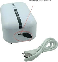 SOBO SB-418 AC/DC Aquarium Air Pump with Rechargeable Battery – 3L/Min Output, Ultra-Quiet, Portable with Air Stone, Tube & Check Valve - SB-418/1 Nozzle
