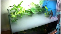 SOBO M-12L Aquarium Mist Maker with 12 Colorful LED Lights – Ultrasonic Fogger for Aquariums, Terrariums & Fountains - M-12L