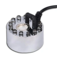 SOBO M-12L Aquarium Mist Maker with 12 Colorful LED Lights – Ultrasonic Fogger for Aquariums, Terrariums & Fountains - M-12L