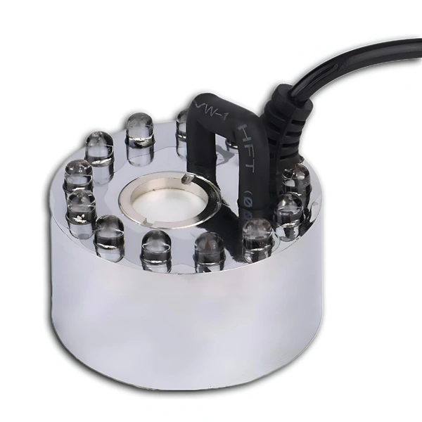 SOBO M-12L Aquarium Mist Maker with 12 Colorful LED Lights – Ultrasonic Fogger for Aquariums, Terrariums & Fountains - M-12L