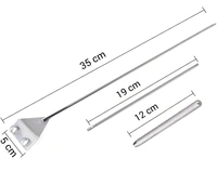 Stainless Steel Aquarium Algae Scraper with Razor Blade | Heavy-Duty Glass Cleaner Tool for Fish Tanks