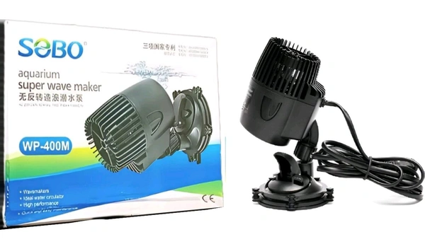 SOBO WP-400M Aquarium Super Wave Maker – 3000 L/h High Flow Circulation Pump (6W, Silent Operation) - WP 400M