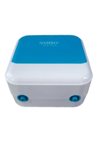 SOBO AQ 004 Aquarium Air Pump – Silent & Efficient Oxygen Pump for Fish Tanks - AQ 004