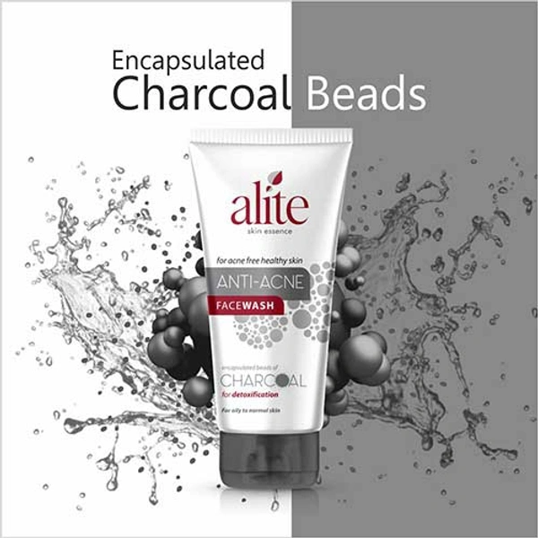 ALITE ACNE CARCOAL FACEWASH - 75 gm