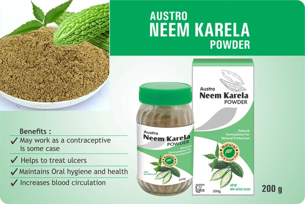 NEEM KARELA POWDER - 200 gm