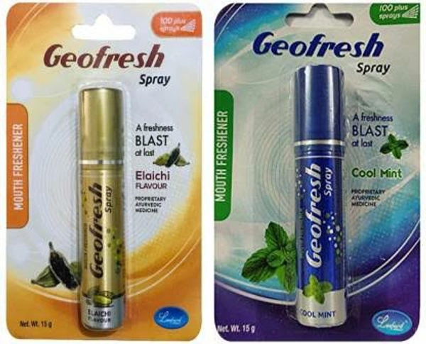 GEOFRESH MOUTH SPRAY (Elaychi-mint)