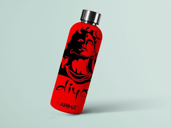 ARIMA 980ml Arima UV & 3D Printed - Adhiyogi Statue - Red - RED, https://youtu.be/Dgdem09WjXg, 0.32