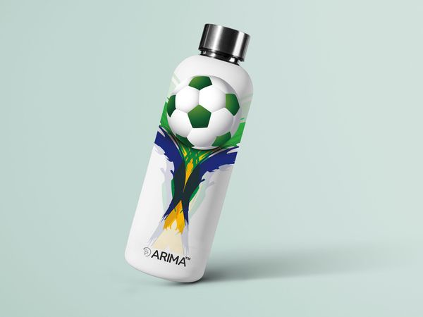 ARIMA 980ml Arima UV & 3D Printed - Football Owing - White - WHITE, https://youtu.be/Dgdem09WjXg, 0.32