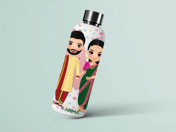 ARIMA 980ml Arima UV & 3D Printed - Happy Wedding - Kurta - White - WHITE, https://youtu.be/Dgdem09WjXg, 0.32