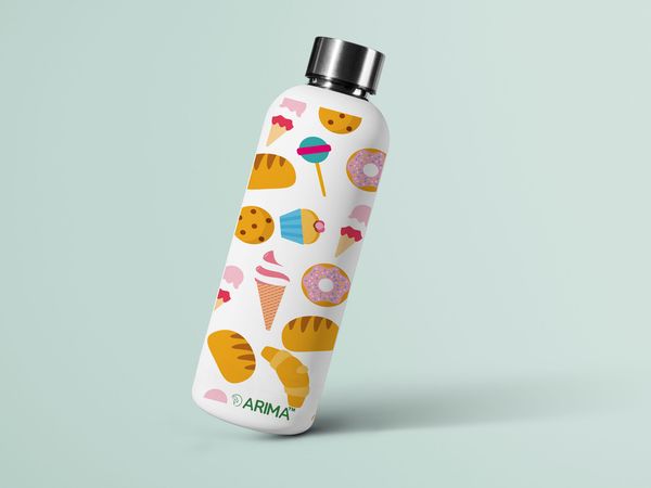 ARIMA 980ml Arima UV & 3D Printed - Icecream & Donut - White - WHITE, https://youtu.be/Dgdem09WjXg, 0.32