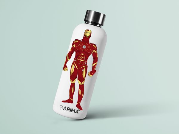 ARIMA 980ml Arima UV & 3D Printed - Iron Man - White - WHITE, https://youtu.be/Dgdem09WjXg, 0.32