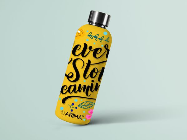 ARIMA 980ml Arima UV & 3D Printed - Never Stop Dream - Yellow - YELLOW, https://youtu.be/Dgdem09WjXg, 0.32